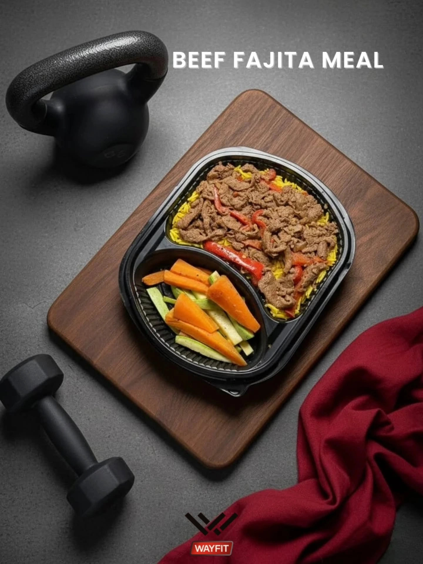WayFit Beef Fajita Meal